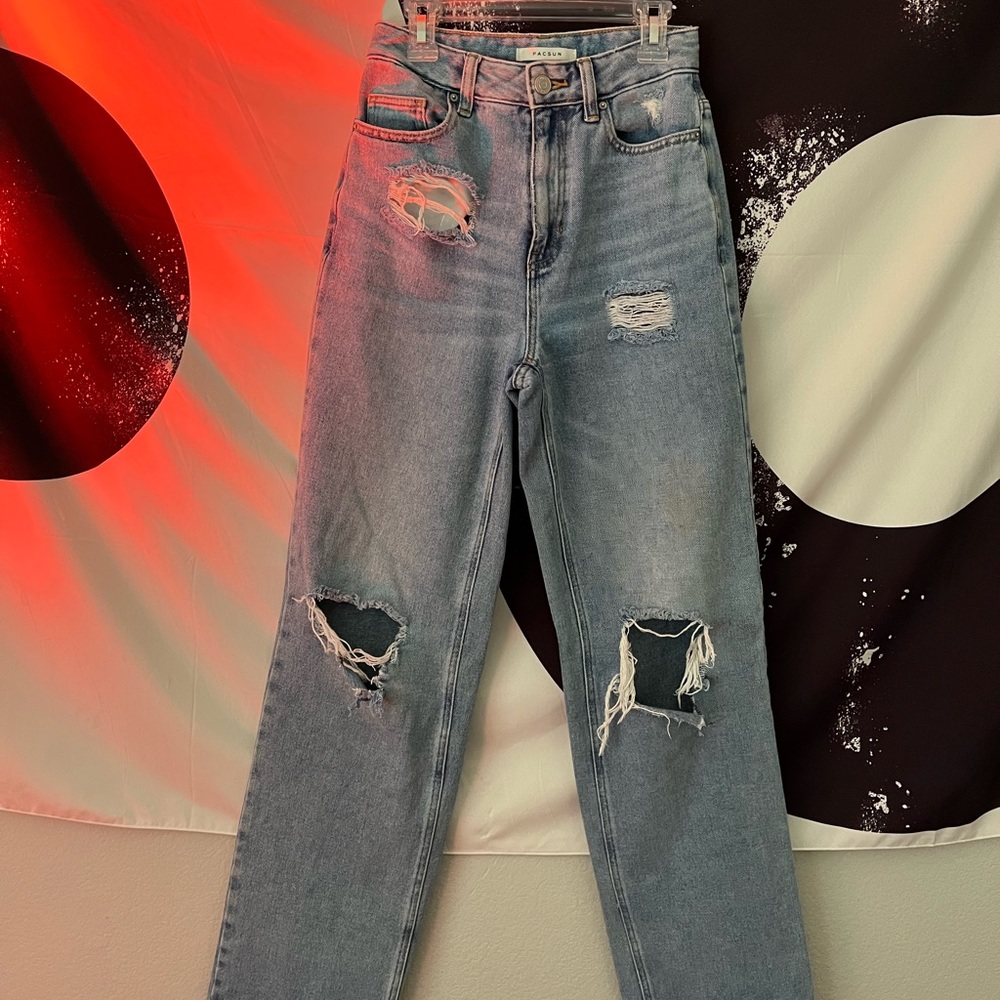 blue pacsun mom jeans